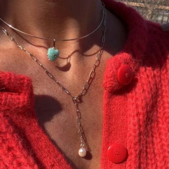  탯치 목걸이/팬던트 Thatch Lea 진주 라리아트 목걸이 - THATCH