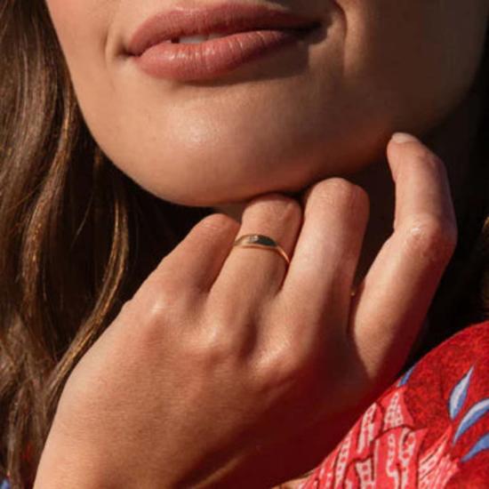  탯치 반지 돌이 박힌 초가 쌓기 - THATCH