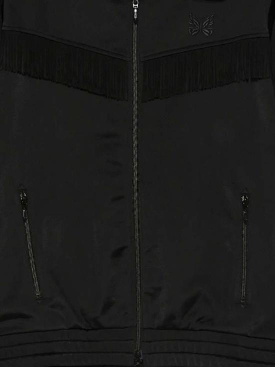  니들스 봄버 자켓 프린지 트랙 재킷 블랙 - NEEDLES