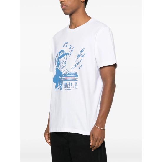 26SS Kompakt Record Bar 반팔 티셔츠 KRB04 WHITE - OTHER BRANDS