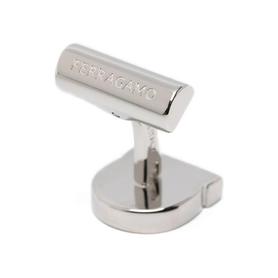 26SS 살바토레 페라가모 커프스 링크/타이 홀더 770403 0791268 PLDRE SILVER RED - SALVATORE FERRAGAMO