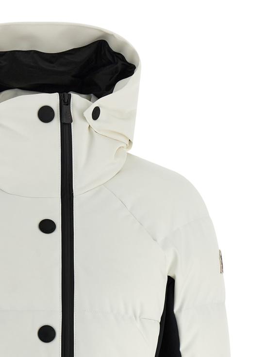 25FW 몽클레어 숏패딩 K20981A000485985N041 White Black - MONCLER