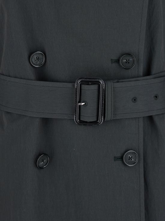 25FW 토템 트렌치 코트 252WRO0197FB0410263 Black - TOTEME