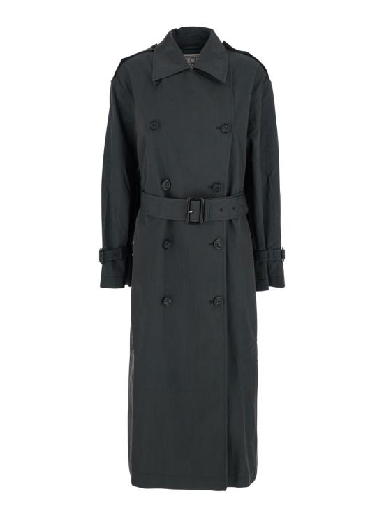 25FW 토템 트렌치 코트 252WRO0197FB0410263 Black