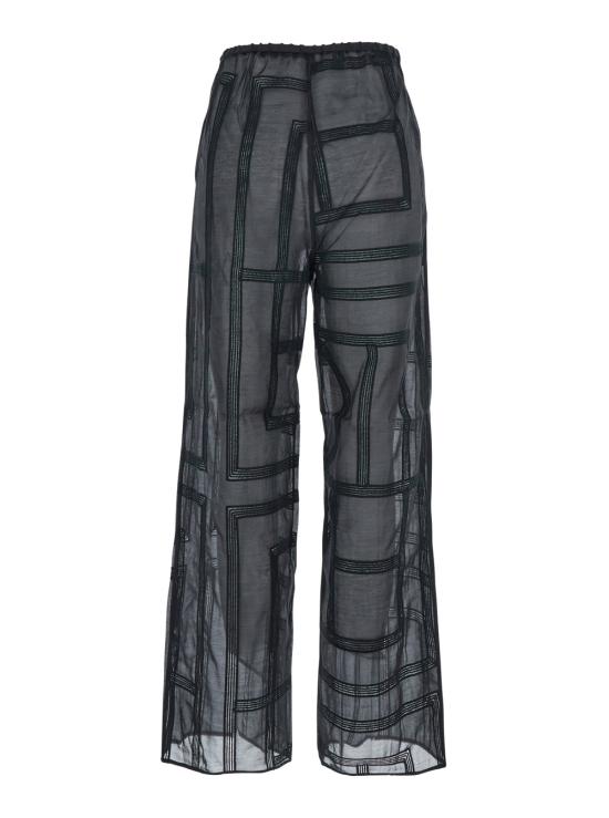 25FW 토템 스트레이트 팬츠 253WRB0316FB0441001 Black - TOTEME