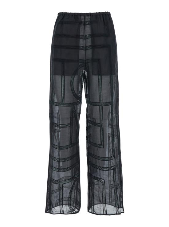 25FW 토템 스트레이트 팬츠 253WRB0316FB0441001 Black