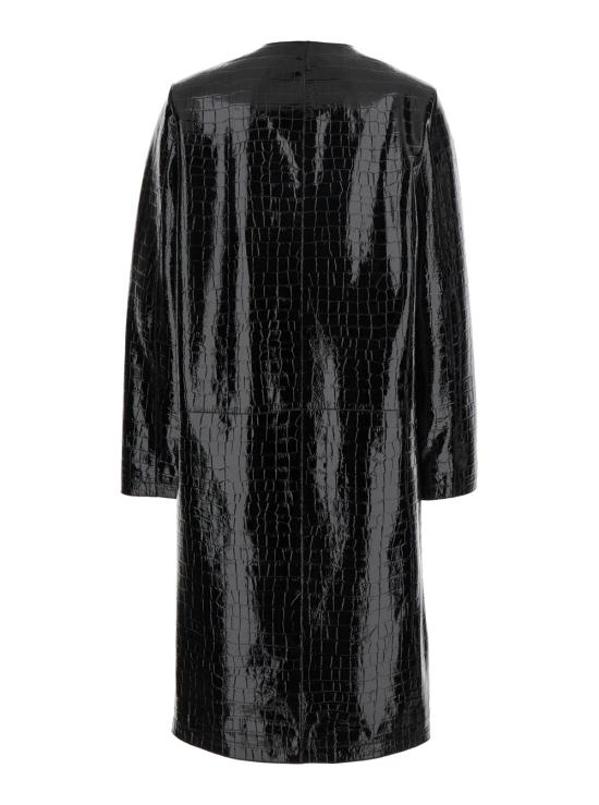 25FW 토템 코트 252WRO0219LE0129001 Black - TOTEME