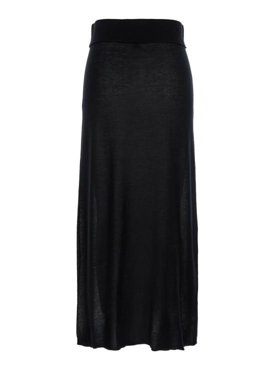 25FW 토템 스커트 253WRB0304YA0079001 Black - TOTEME