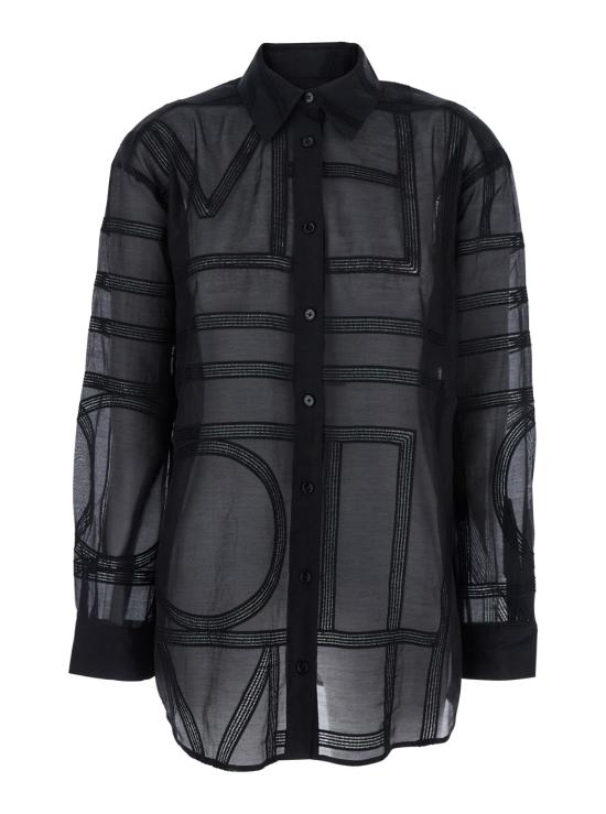 25FW 토템 블라우스/셔츠 253WRT0480FB0441001 Black