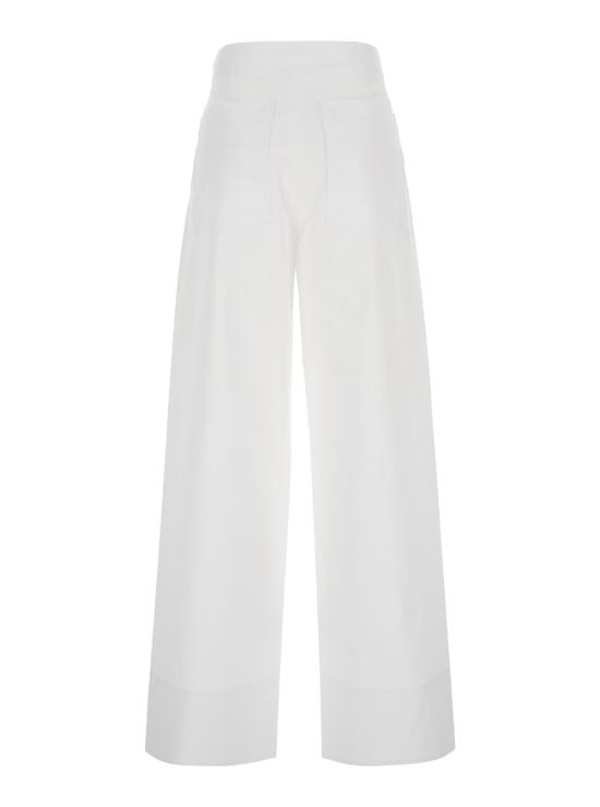25FW 토템 스트레이트 팬츠 253WRB0295FB0226047 White - TOTEME