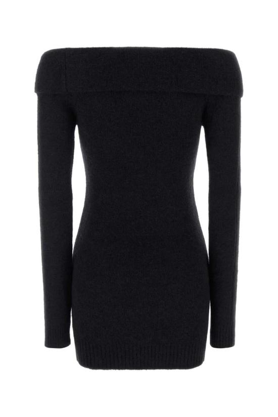 25FW 블루마린 숏 원피스 4A333A N0090 Black - BLUMARINE