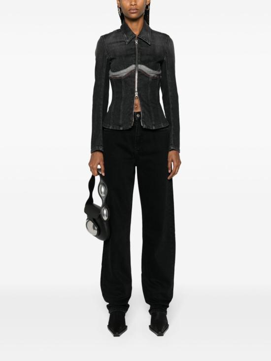 25FW 수비 데님 팬츠 WCO23DJ 003BLACK Black - KSUBI