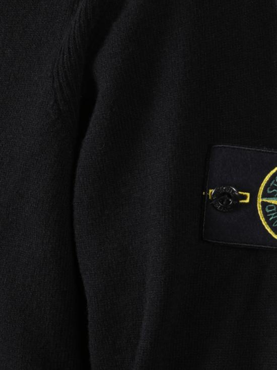 25FW 스톤 아일랜드 가디건 5100065S00B4 V0029 Black - STONE ISLAND