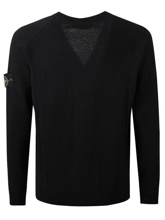 25FW 스톤 아일랜드 가디건 5100065S00B4 V0029 Black - STONE ISLAND