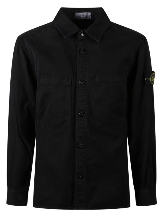 25FW 스톤 아일랜드 셔츠 1200025S0184 V0129 Black