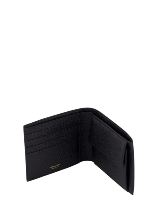 25FW 살바토레 페라가모 간치니 반지갑 661454MICROGANCIO 775646001 Black - SALVATORE FERRAGAMO