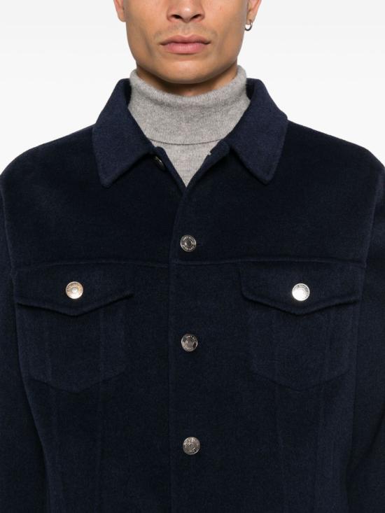 25FW 소프트 고트 자켓 FW25SFW1052 NAVY Blue - SOFT GOAT