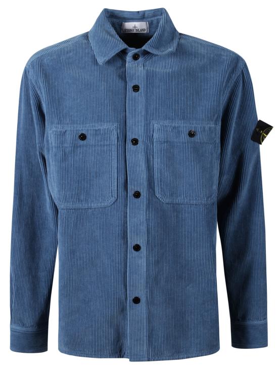 25FW 스톤 아일랜드 셔츠 1200012S0212 V002B Blue