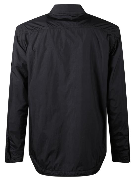 25FW 스톤 아일랜드 크링클 랩스 NY 리사이클 나일론 안티 드롭 윈드 레지스턴트 패딩 셔츠 Q100006S0A23 V0029 Black - STONE ISLAND