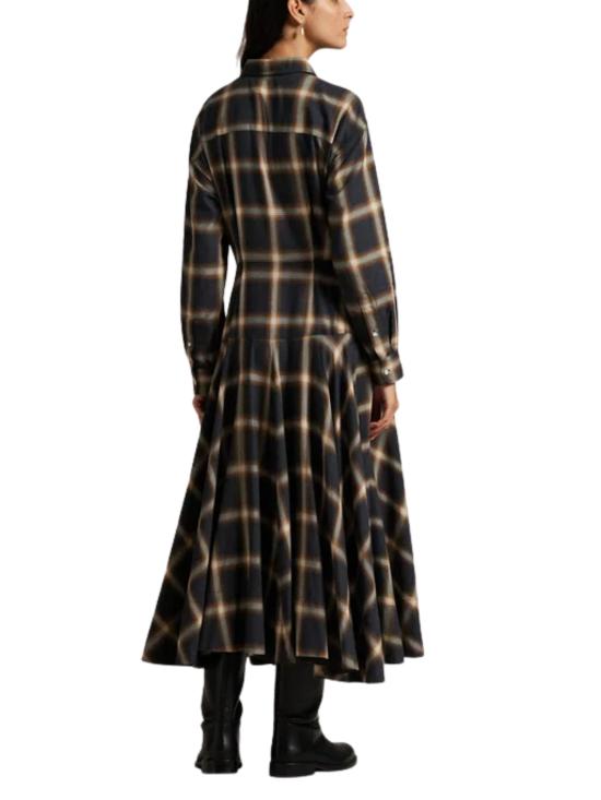 25FW 랄프 로렌 미디 원피스 211A12167 001 Blue - RALPH LAUREN