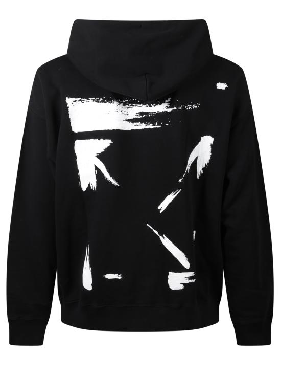 25FW 오프화이트 긴팔 티셔츠 44MBB085F5F00I 1001 Black - OFF WHITE