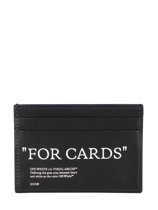 25FW 오프화이트 남성지갑 OMND067C99LEA001 1001 Black - OFF WHITE