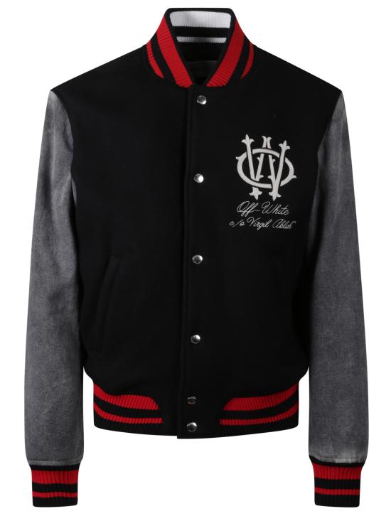 25FW 오프화이트 자켓 44MEH053F5F003 1017 Black