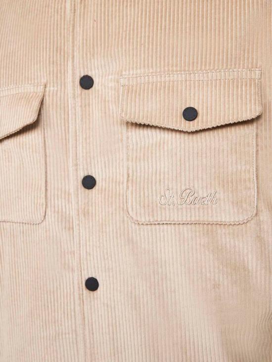 25FW 세인트바쓰 셔츠 CHA0009 00031I Beige - MC2 SAINT BARTH