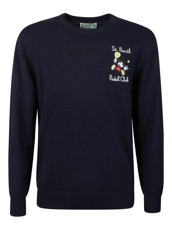 25FW 세인트바쓰 스웨터 HER0024 03261I Blue - MC2 SAINT BARTH