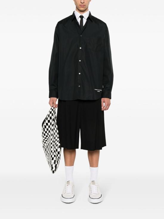 25FW 꼼데가르송 셔츠 HPB102051 1BLACK Black - COMME DES GARCONS