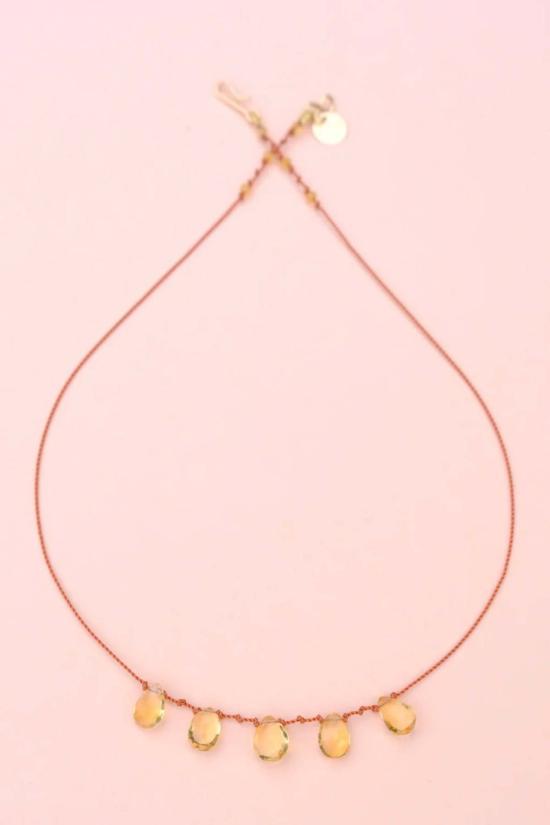  이바렌 목걸이/팬던트 5구테스 목걸이