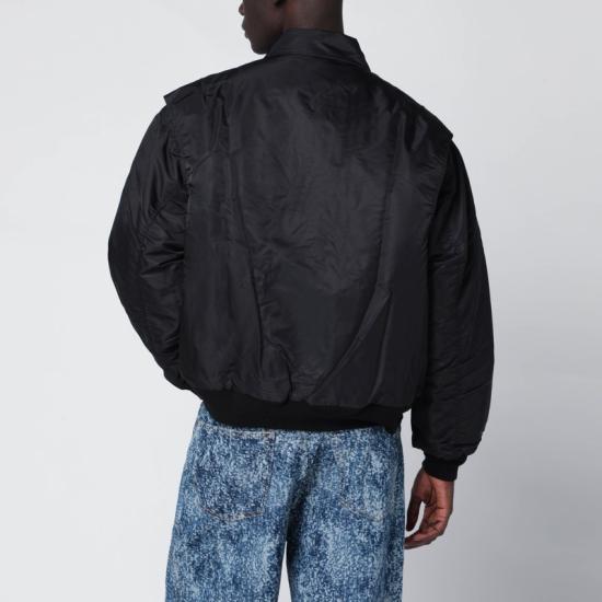 25FW 브레인데드 코트 BDF25O010047NY Black - BRAIN DEAD