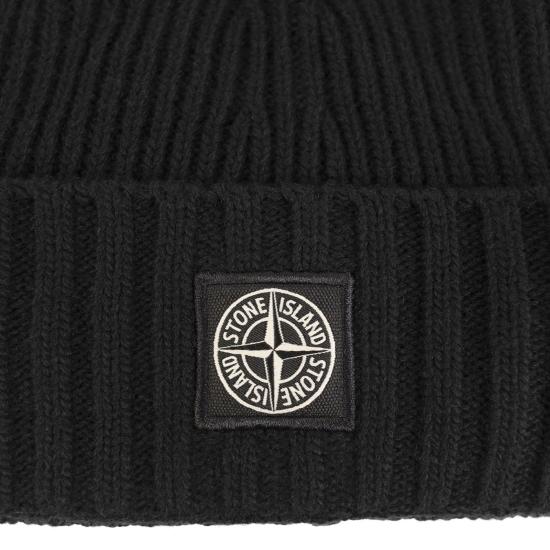 25FW [키즈] 스톤 아일랜드 모자 K2S16N100003 BLACK - STONE ISLAND