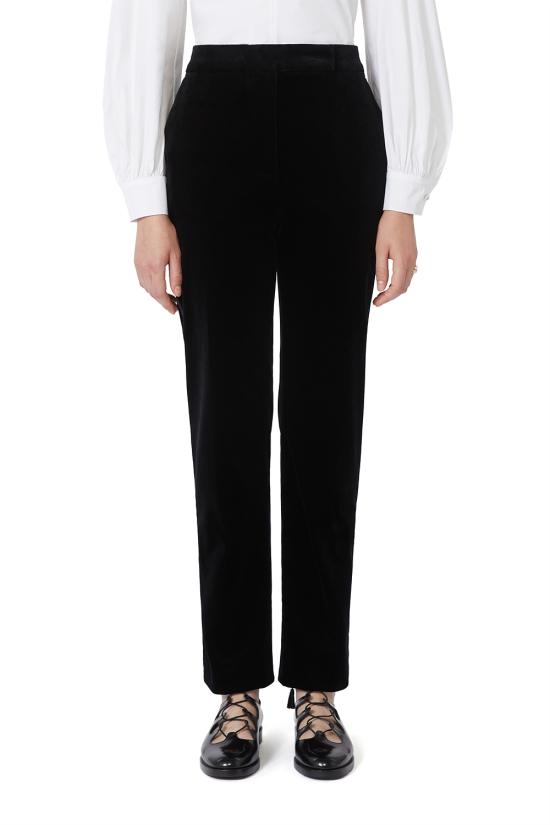 25FW 막스마라 스트레이트 팬츠 2521136231600 007 Black - MAX MARA