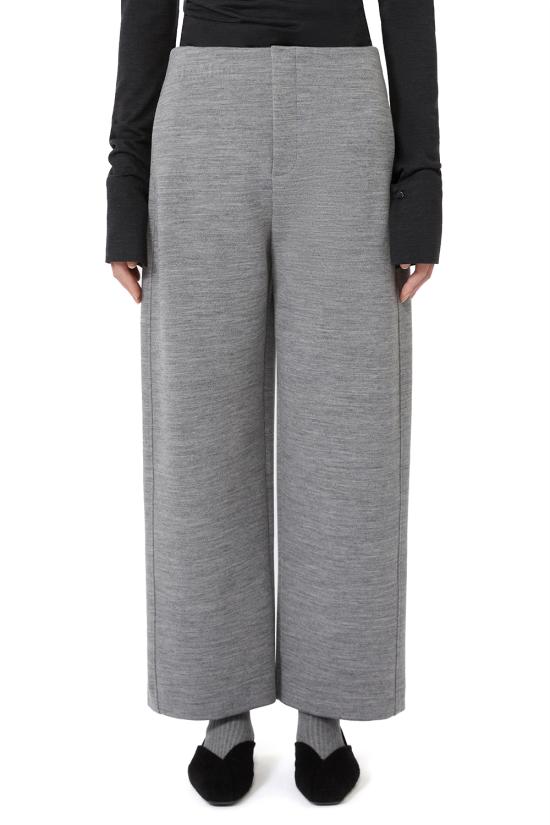 25FW 막스마라 스트레이트 팬츠 2521786039600 002 Light Grey - MAX MARA