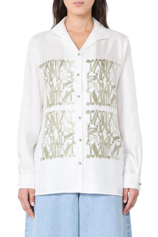 25FW 막스마라 셔츠 2521116061600 003 Verde salvia - MAX MARA