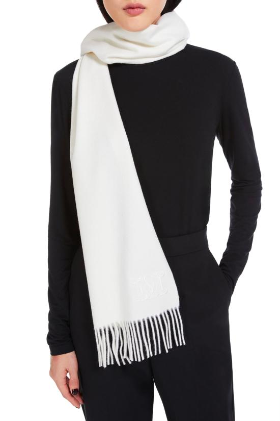 25FW 막스마라 머플러/스카프 2524546311600 091 White - MAX MARA