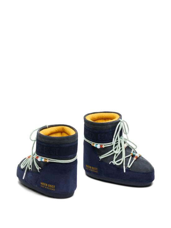 26SS 문부츠 아이콘 나일론 로우 부츠 80D1409730 FH02 Blue - MOON BOOT