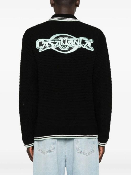 25FW 카사블랑카 셔츠 MAW25KW116001 COTTON Black - CASABLANCA