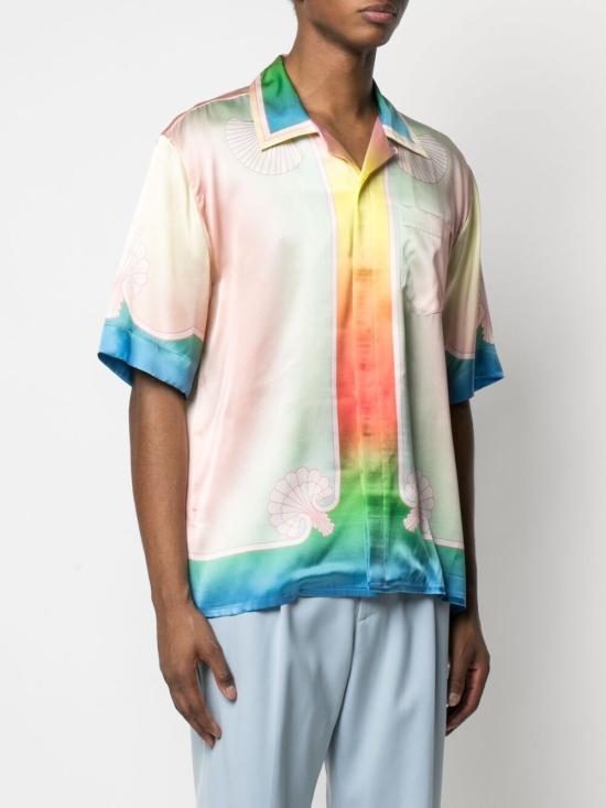 25FW 카사블랑카 셔츠 MAW25SH00301 SILKTWILL White - CASABLANCA