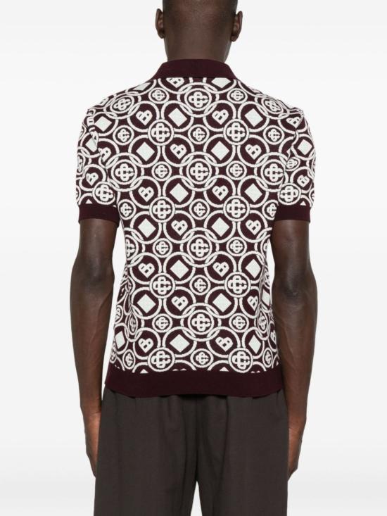 25FW 카사블랑카 반팔 티셔츠 MAW25KW109201 COTTON Purple - CASABLANCA