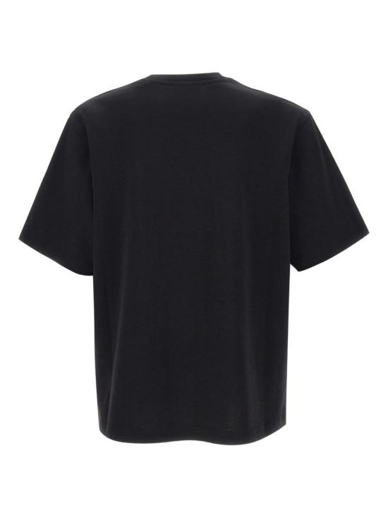 25FW 카사블랑카 반팔 티셔츠 MAW25JTS04403 BLACKJERSEY Black - CASABLANCA