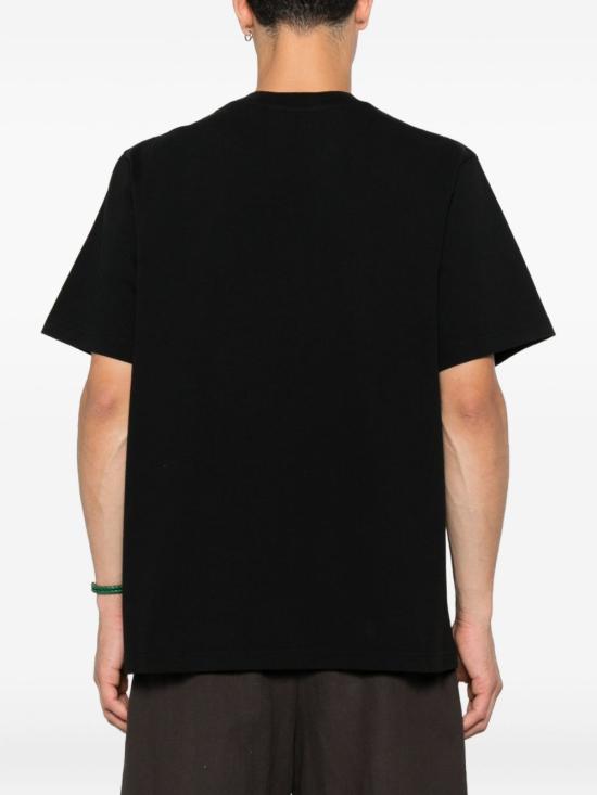 25FW 카사블랑카 반팔 티셔츠 MAW25JTS00108 BLACKJERSEY Black - CASABLANCA