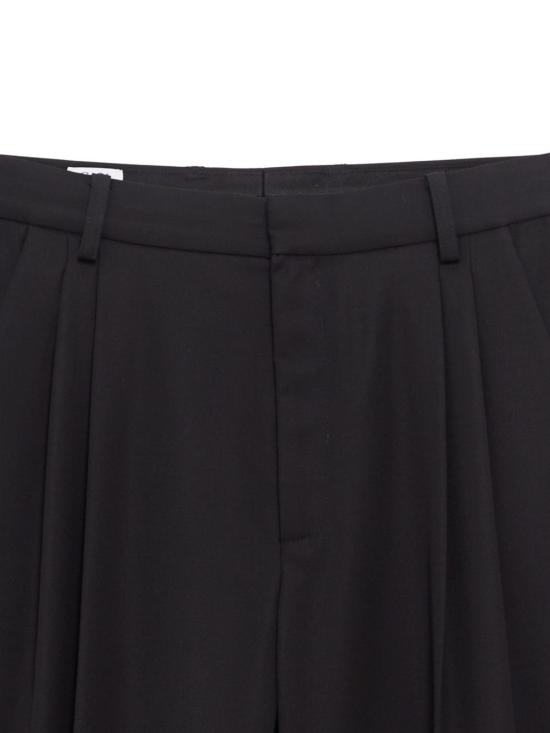 25FW 카사블랑카 스트레이트 팬츠 MAW25TR35402 LUXURYWOOLSUITING Black - CASABLANCA