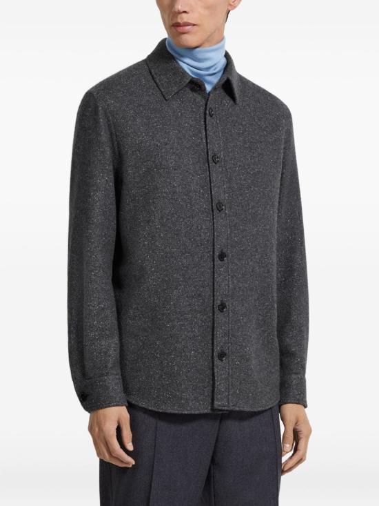 25FW 에르메네질도제냐 셔츠 UGV10A2 SOT48005 Grey - ERMENEGILDO ZEGNA