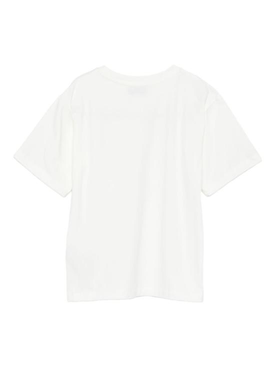 25FW [키즈] 모스키노 티셔츠 HKM060 LBA1110063 White - MOSCHINO