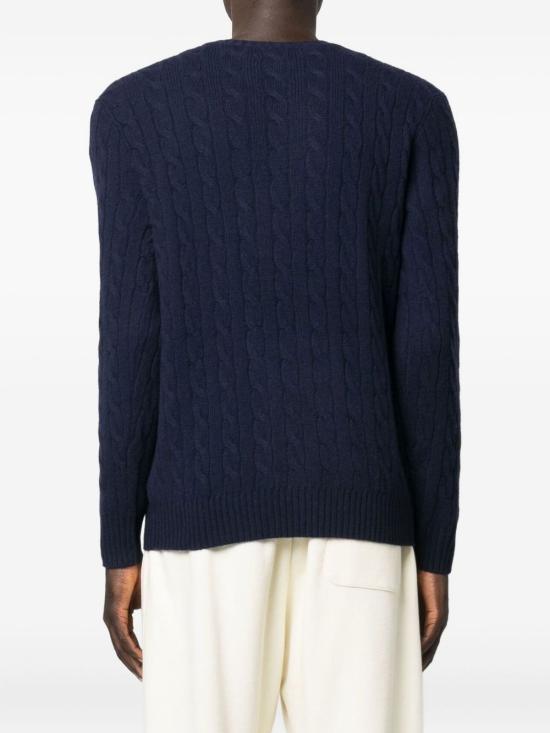 25FW 랄프 로렌 스웨터 710876762 017 Blue - RALPH LAUREN