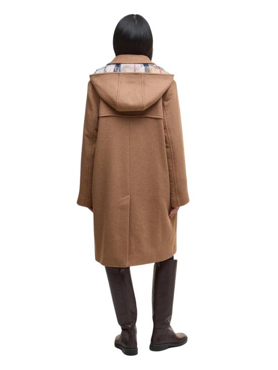 25FW 바버 멜로디 울 더플 코트 LW00248 CM31 Beige - BARBOUR