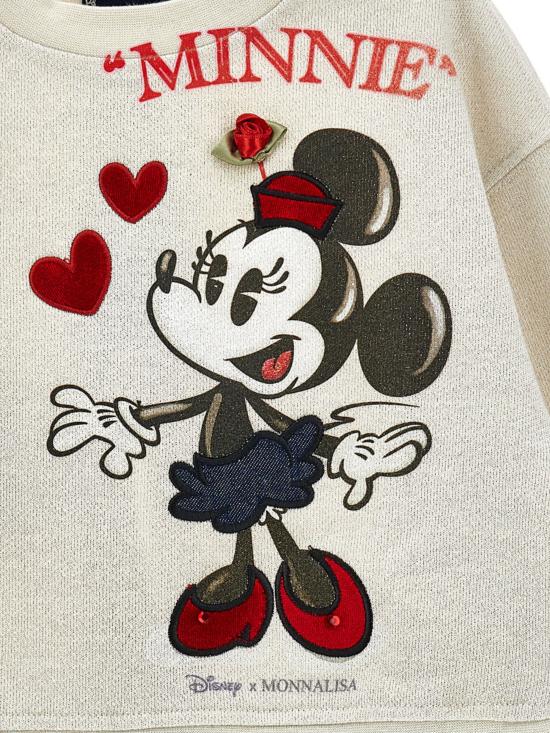 25FW [키즈] 모나리자 니트/스웻셔츠 19F603 60280029 Cream - MONNALISA