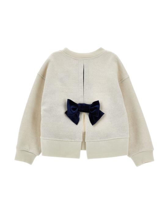 25FW [키즈] 모나리자 니트/스웻셔츠 19F603 60280029 Cream - MONNALISA